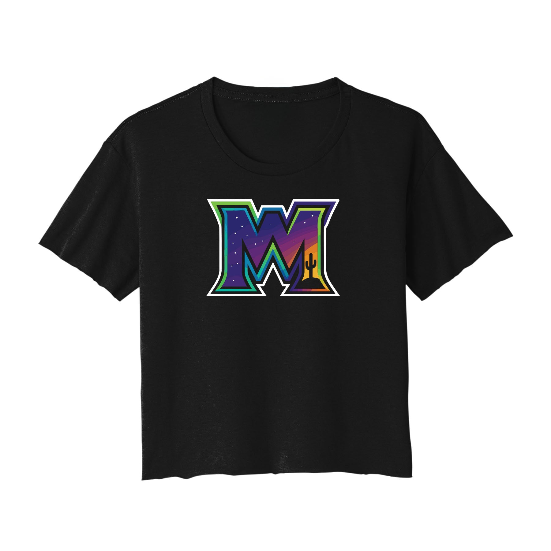 Moonshots M Baseball Cropped Tee