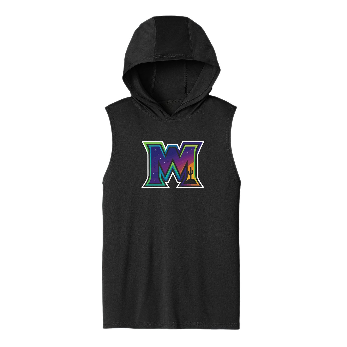 Moonshots M Baseball Unisex Dri Fit Hooded Tank