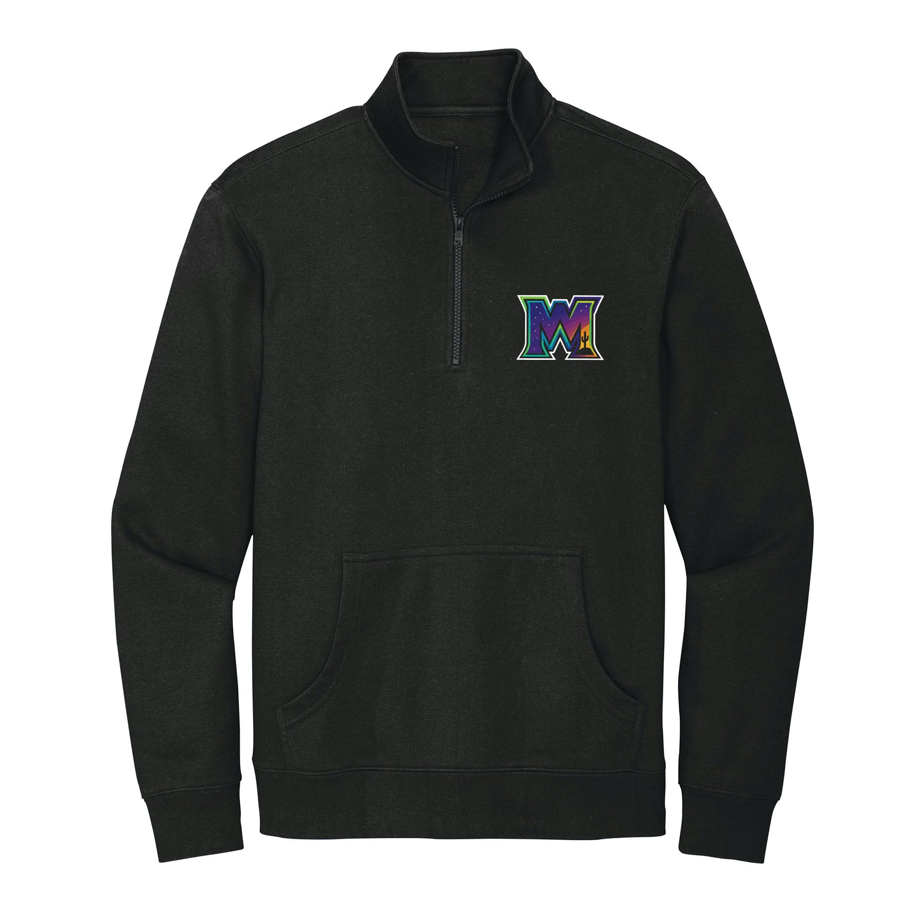 Moonshots M Baseball 1/4 Zip Fleece