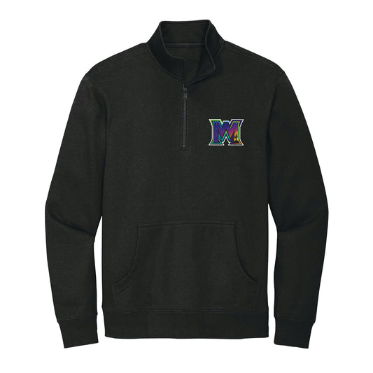 Moonshots M Baseball 1/4 Zip Fleece