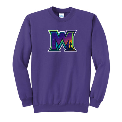 Moonshots M Baseball Crewneck Sweatshirt