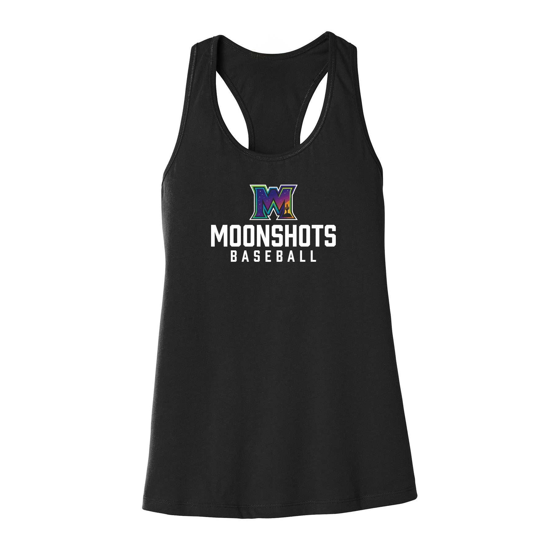 Moonshots Baseball Women's Racerback Tank