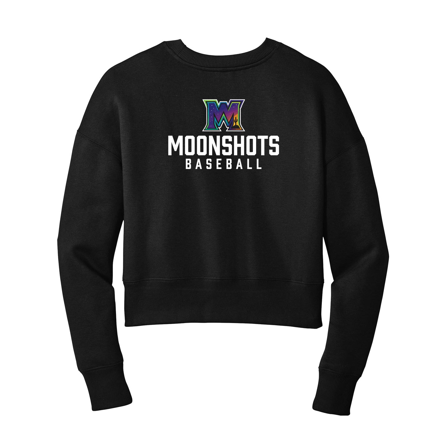 Moonshots Baseball Cropped Crewneck Sweatshirt
