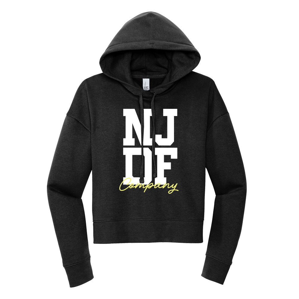 NJDF Company Stack Cropped Hoodie