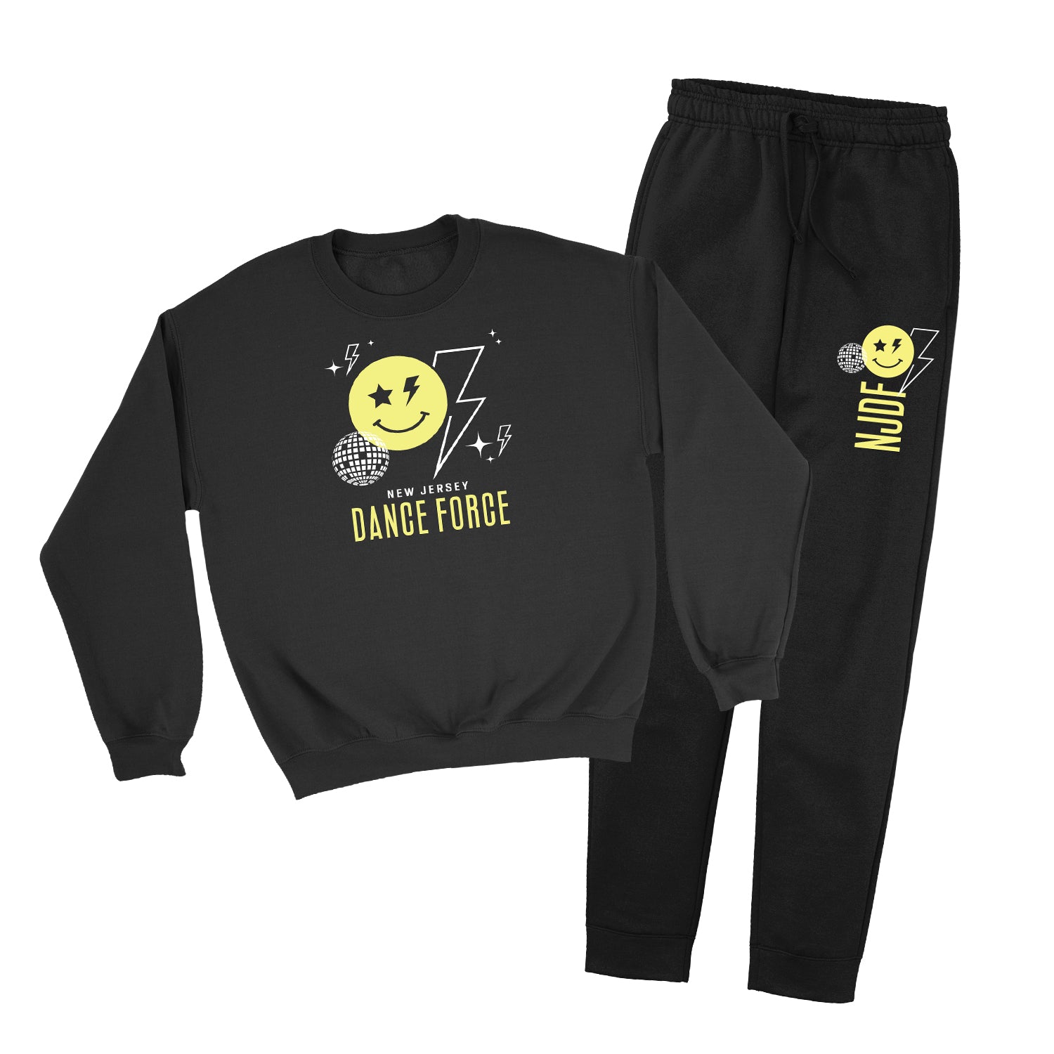 New Jersey Dance Force Disco Crewneck/Jogger Set