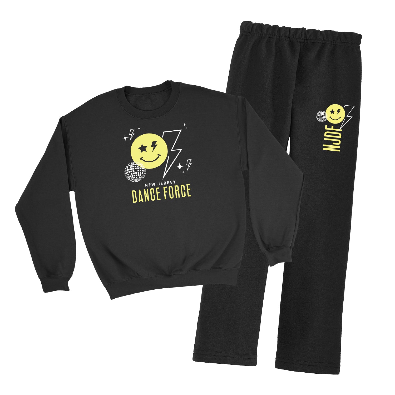 New Jersey Dance Force Disco Crewneck/Sweatpant Set
