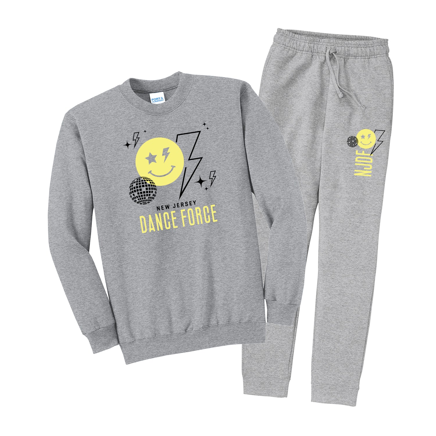 New Jersey Dance Force Disco Crewneck/Jogger Set