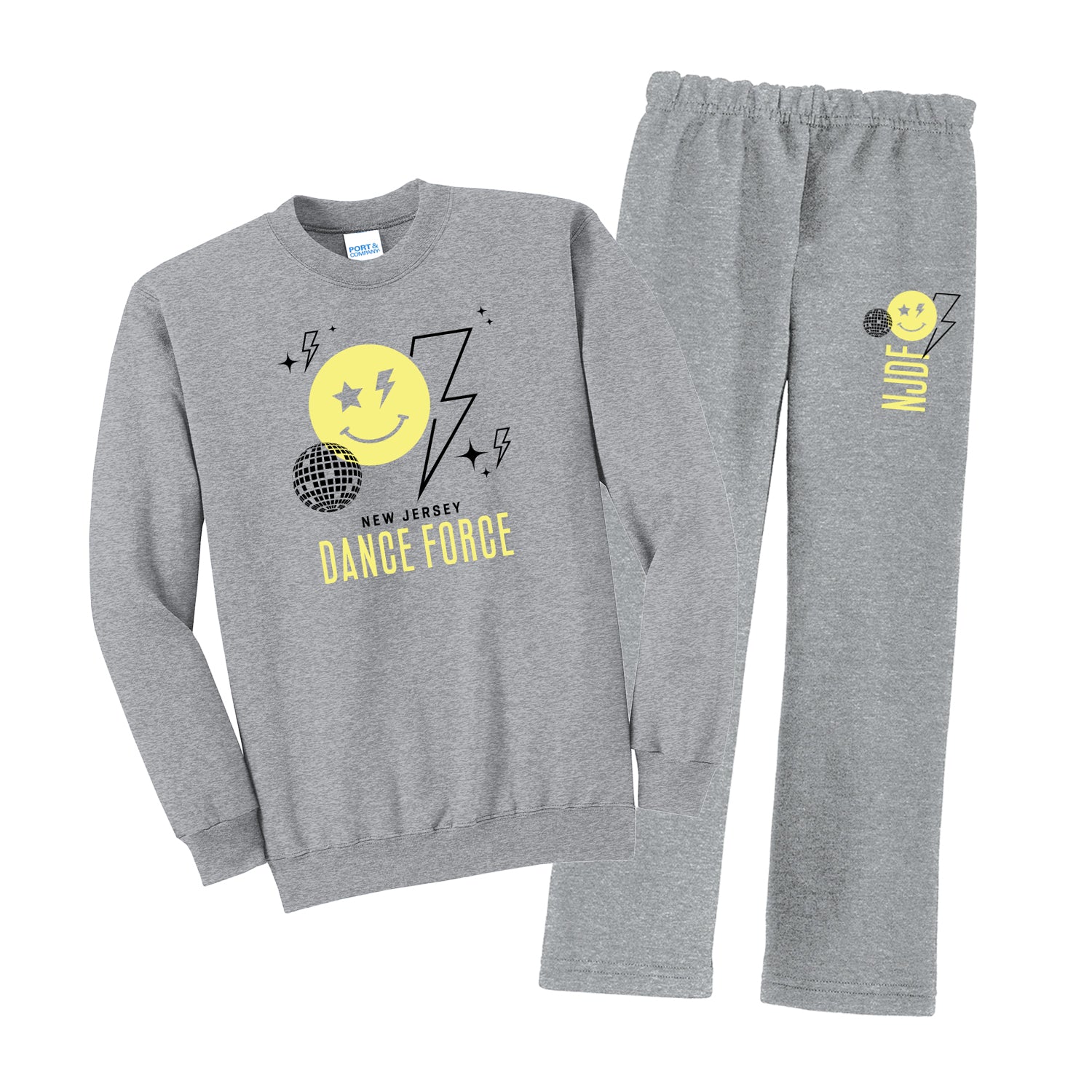 New Jersey Dance Force Disco Crewneck/Sweatpant Set