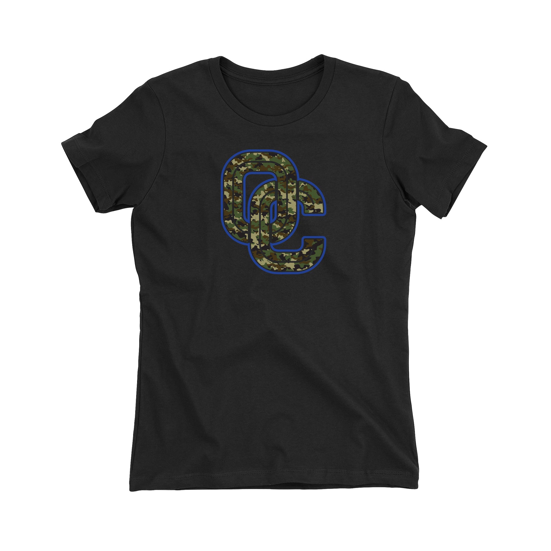 OC Camo Women's Fitted Tee