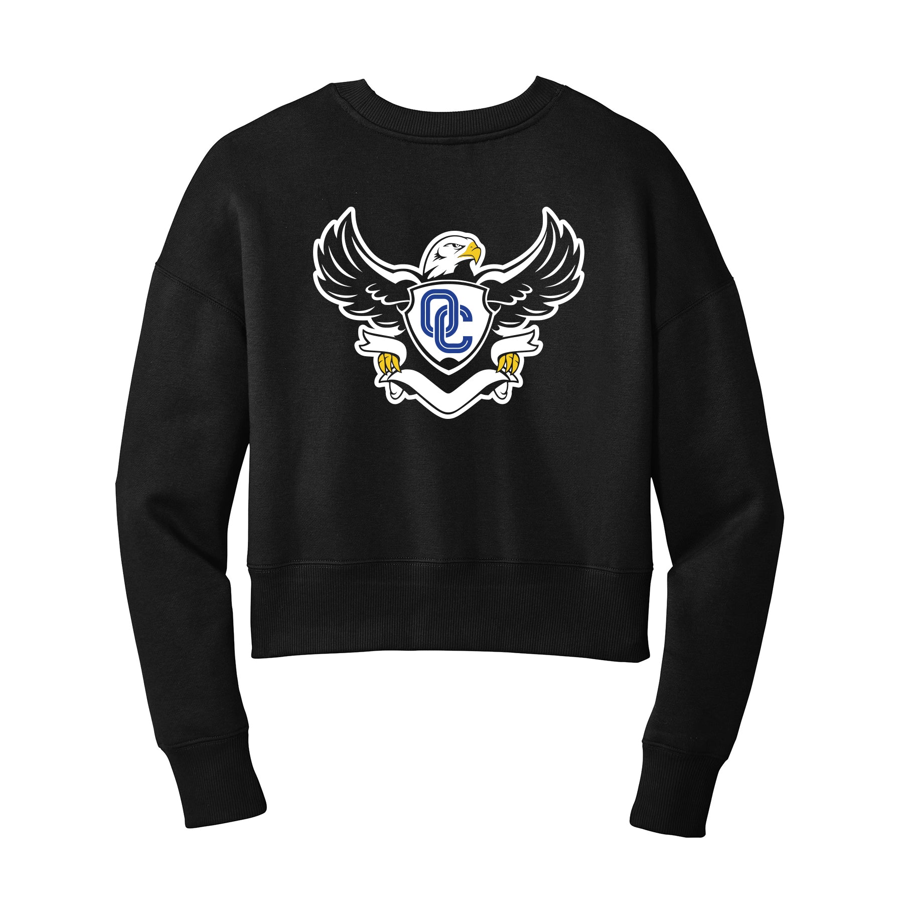 Sandra Day O'Connor Eagle Cropped Crewneck Sweatshirt