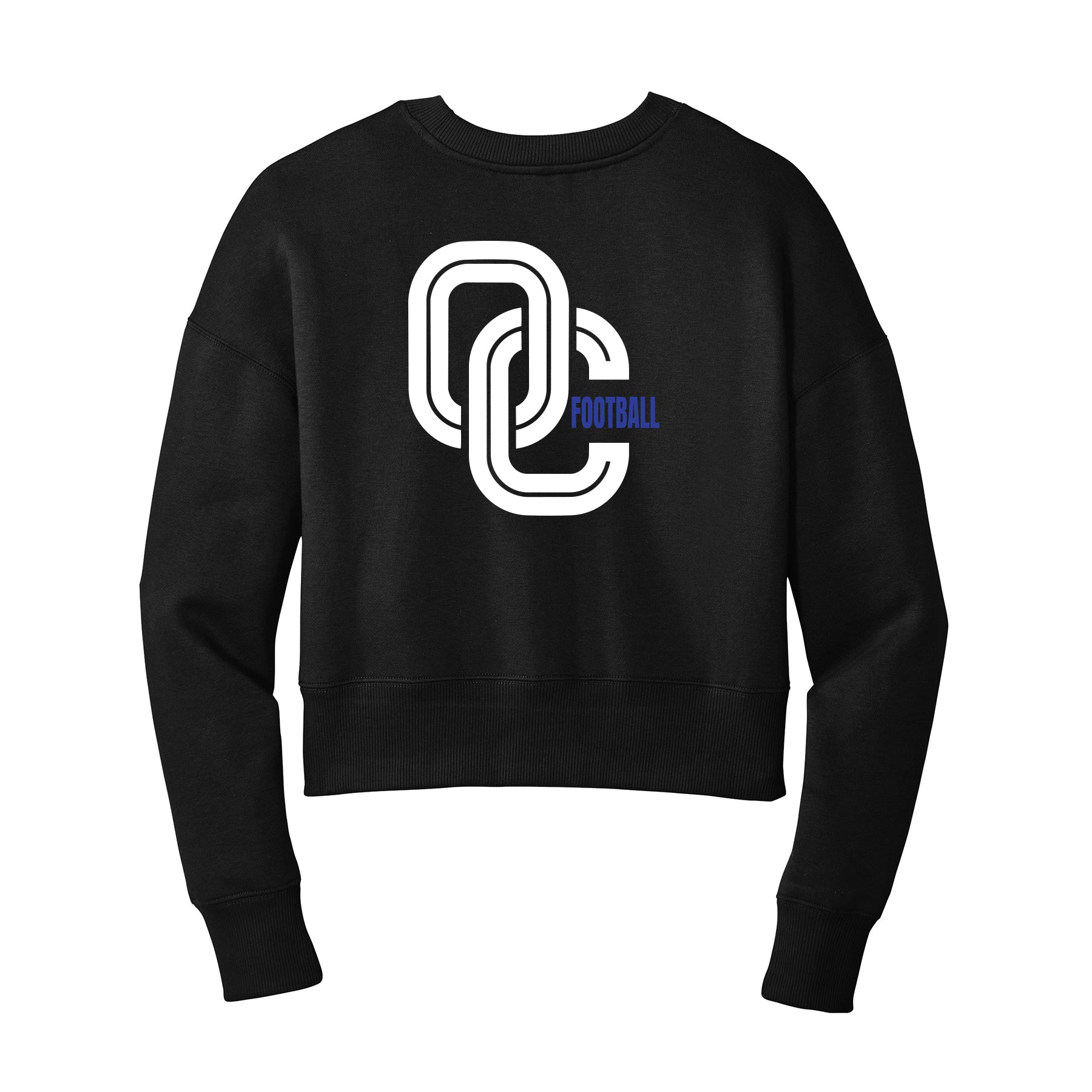 OC Football Cropped Crewneck Sweatshirt
