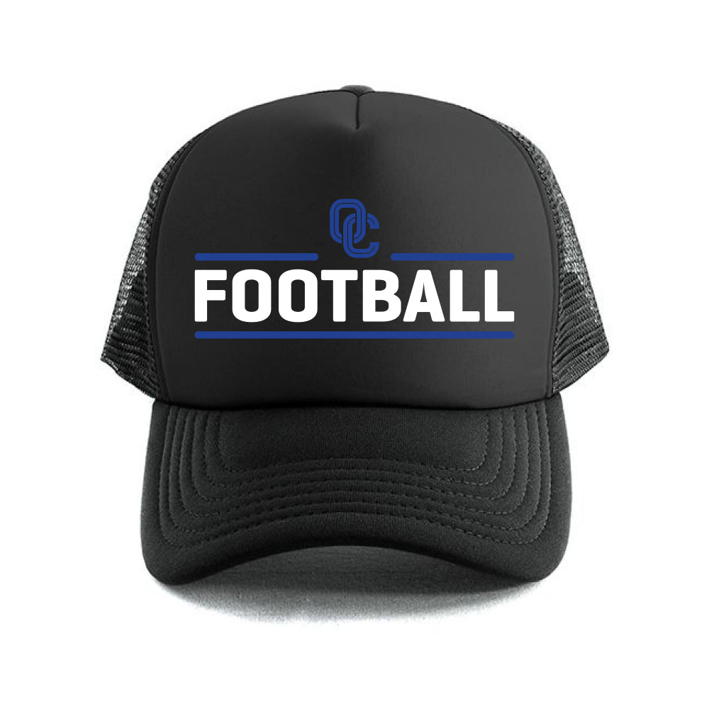 OC Football Trucker Hat ( 2 Color Options)