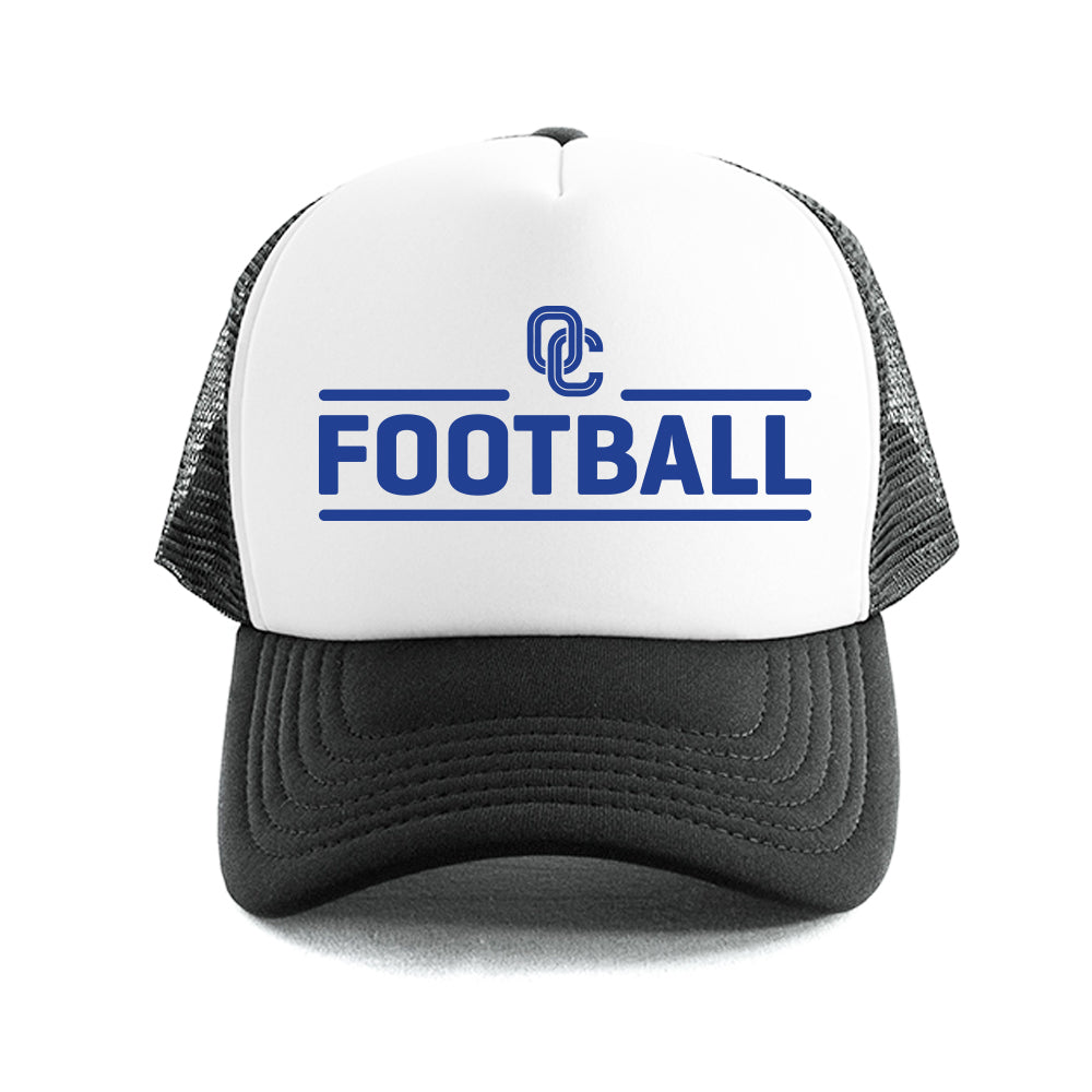 OC Football Trucker Hat ( 2 Color Options)