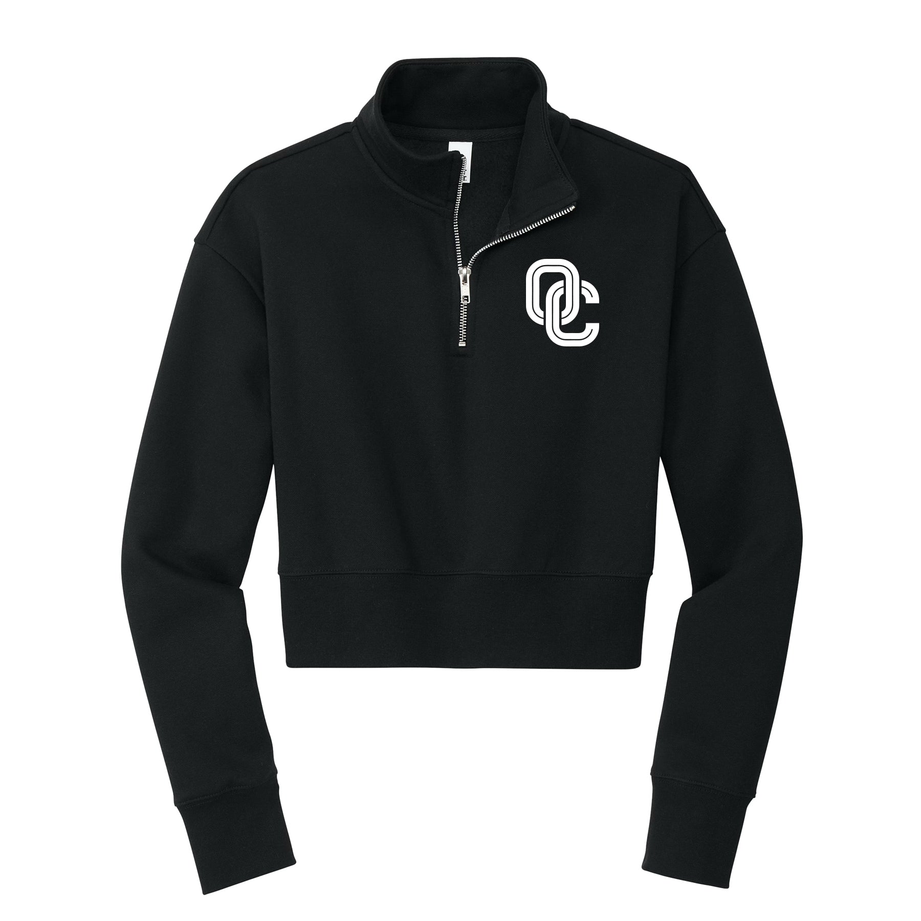 OC Cropped 1/4 Zip Fleece