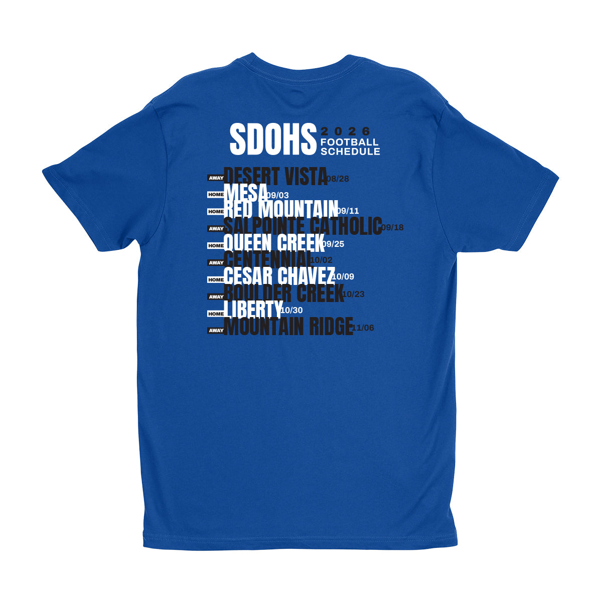 SDOC Schedule Unisex Tee