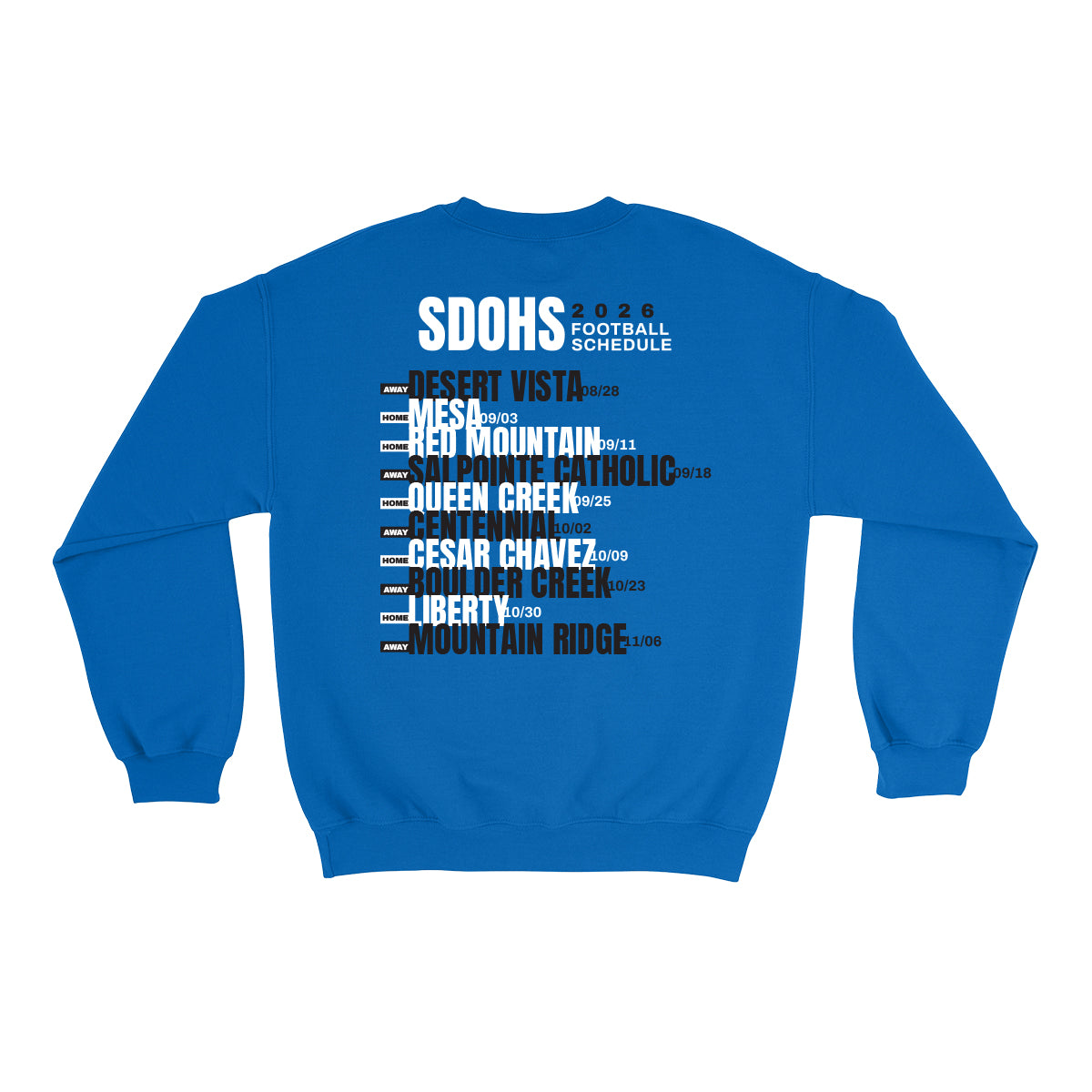 SDOC Schedule Unisex Crewneck Sweatshirt