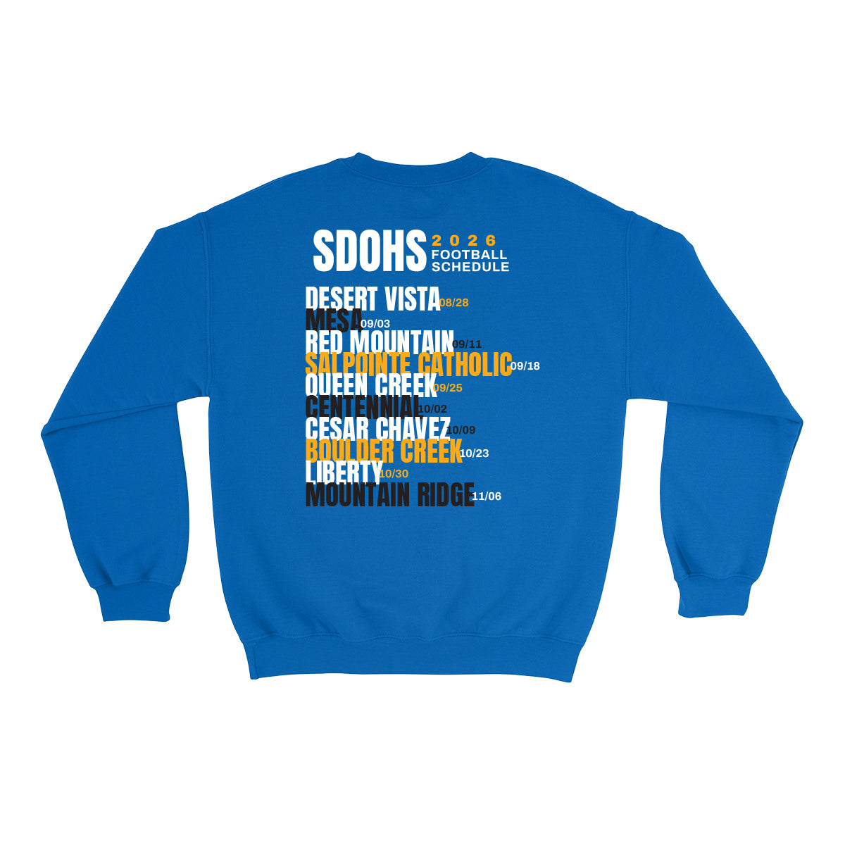 SDOC Schedule Unisex Crewneck Sweatshirt