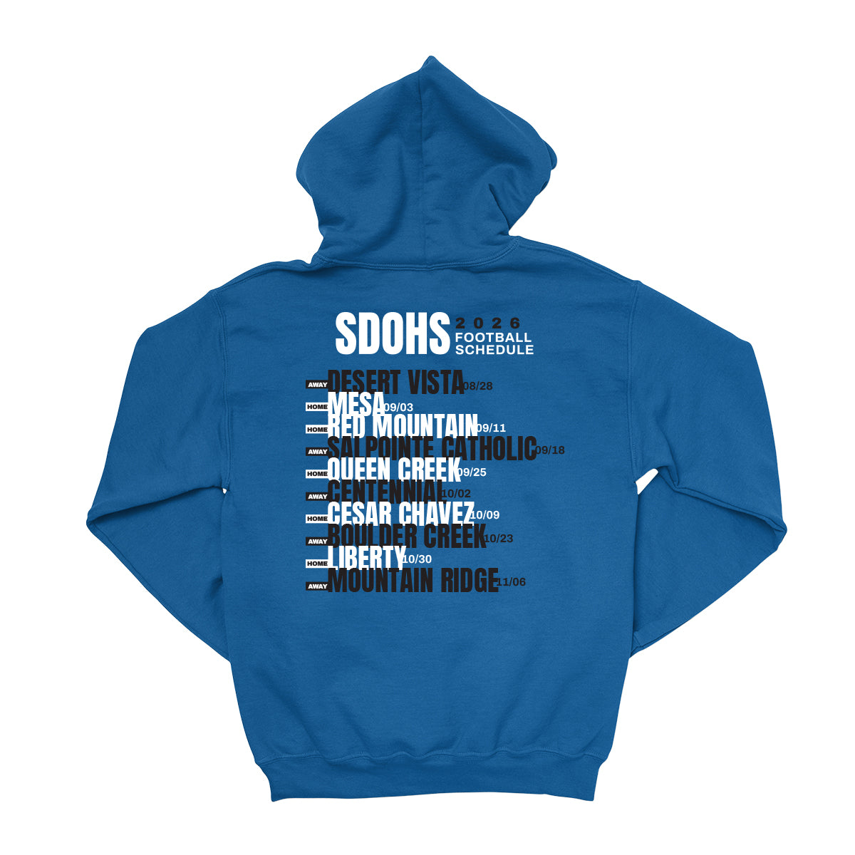 SDOC Schedule Hoodie
