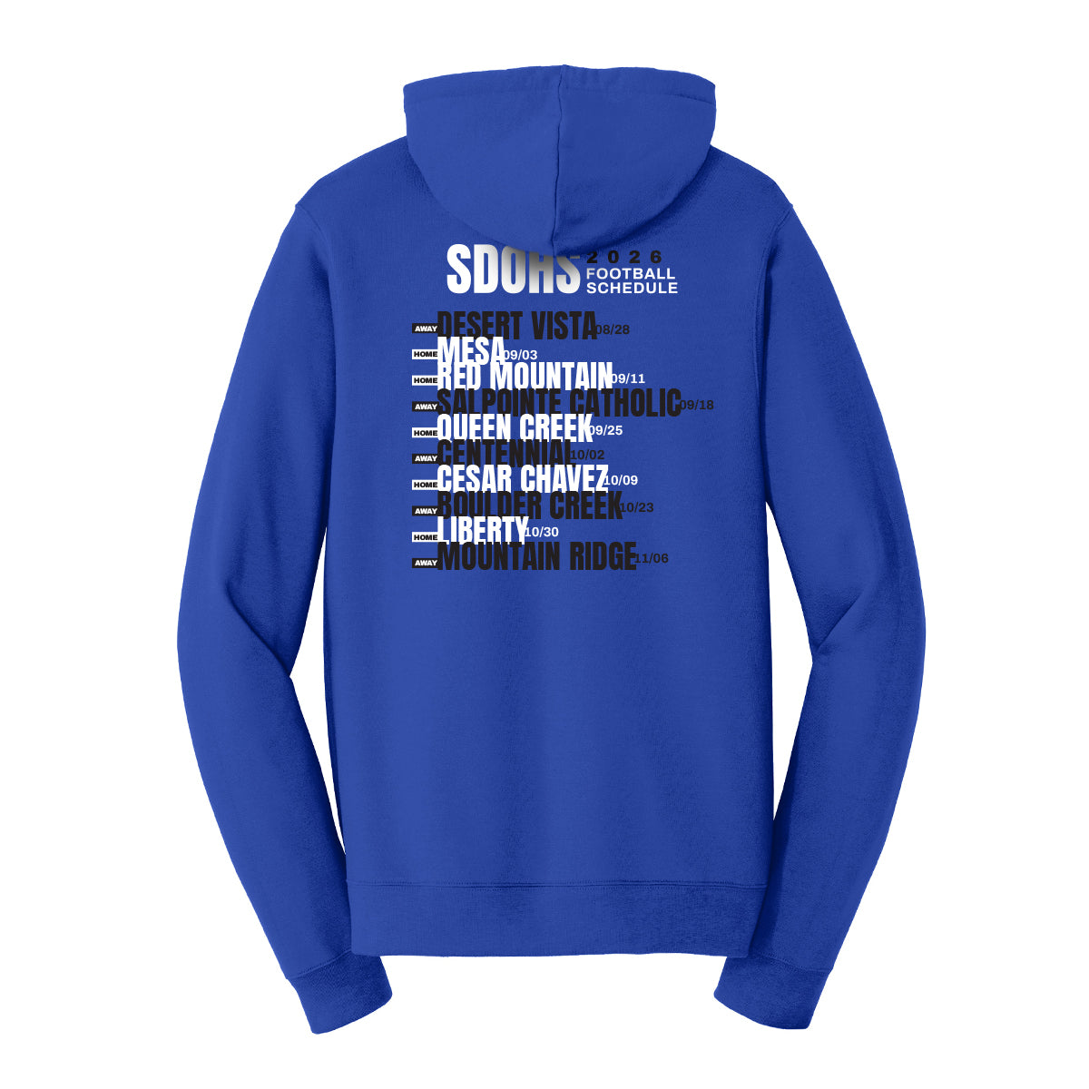 SDOC Schedule Full Zip Sweatshirt