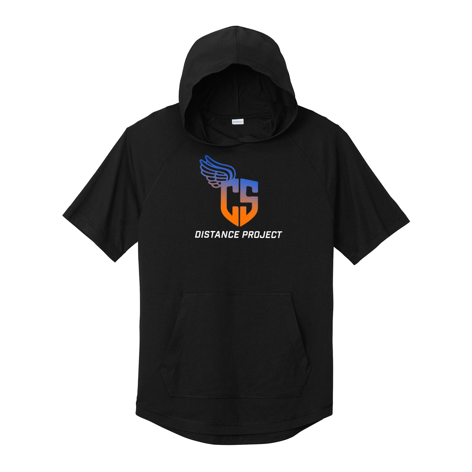 CS Distance Project Ombre Hooded Short Sleeve Tee