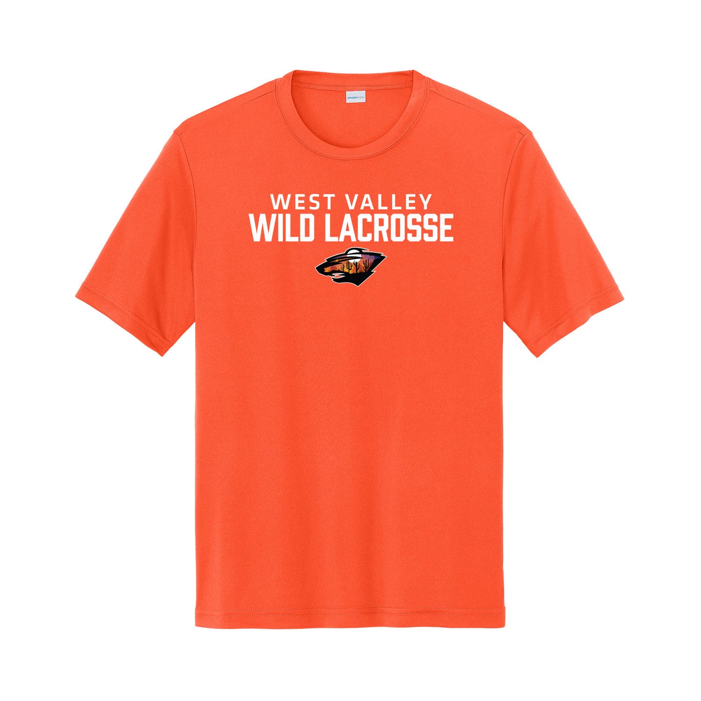 West Valley Wild Lacrosse Stacked Dri Fit Tee