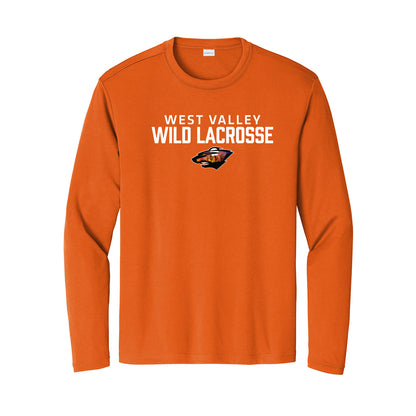 West Valley Wild Lacrosse Stacked Unisex Long Sleeve Tee