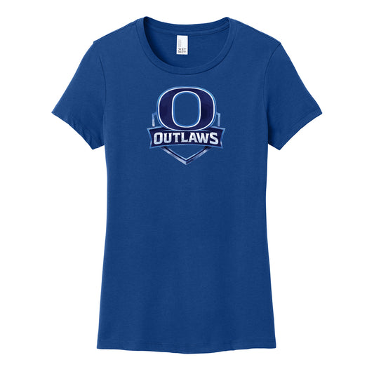 Outlaw Football Women's Fitted Tee