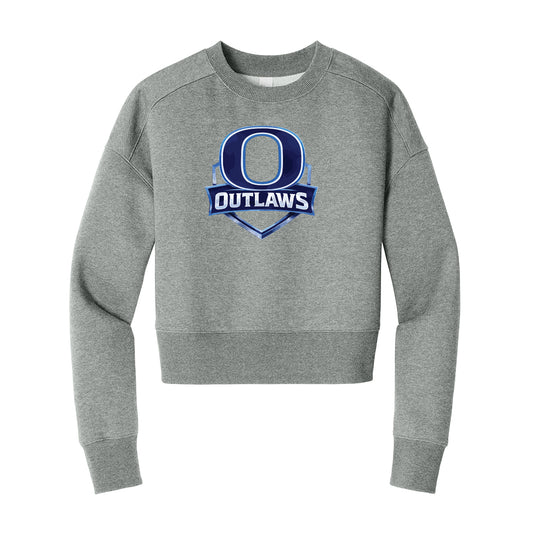 Outlaws Cropped Crewneck Sweatshirt