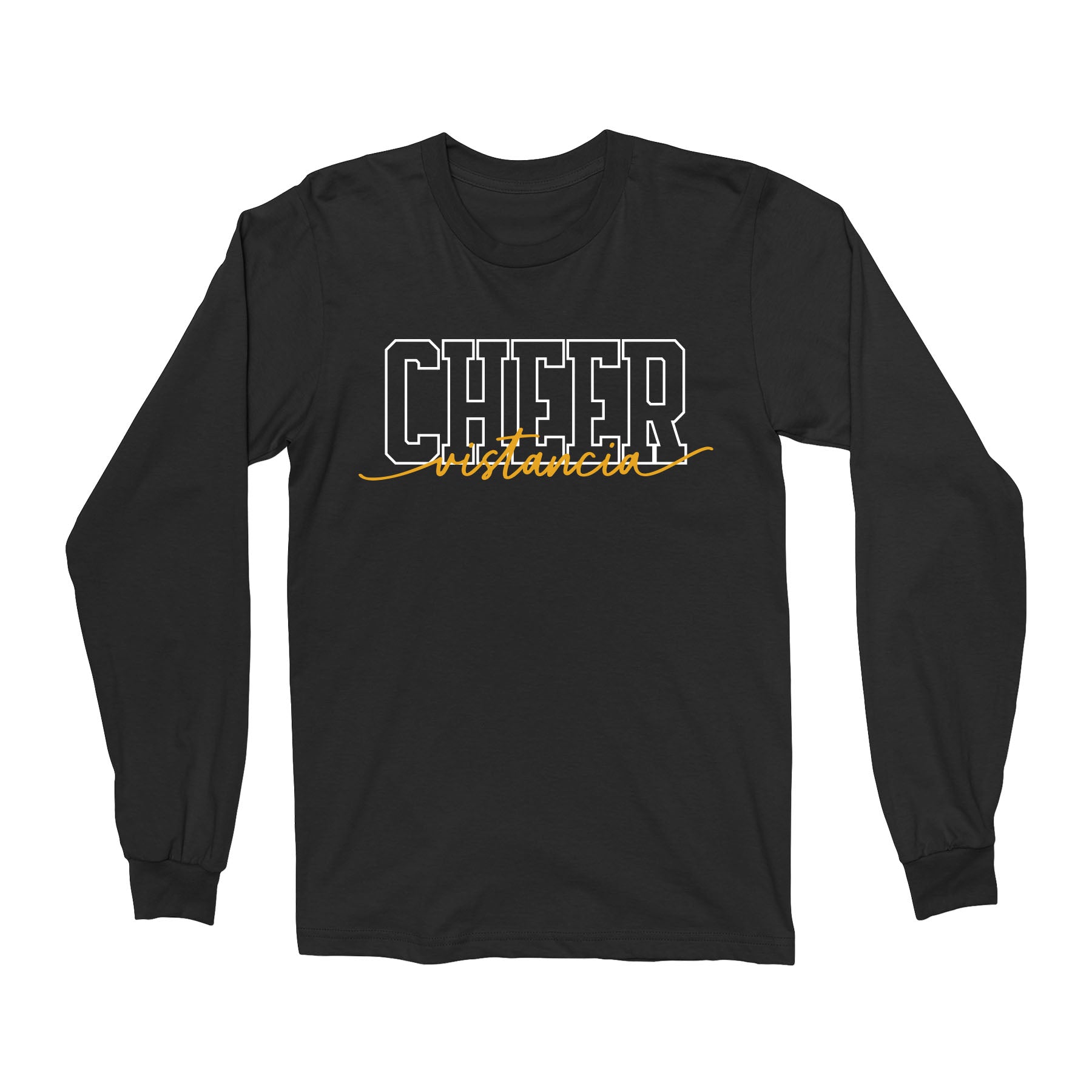Vistancia Cheer Script Unisex Long Sleeve Tee