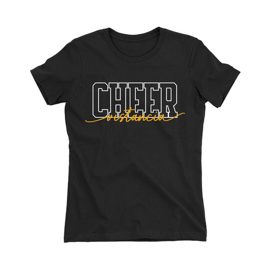 Vistancia Cheer Script Women's Fitted Tee