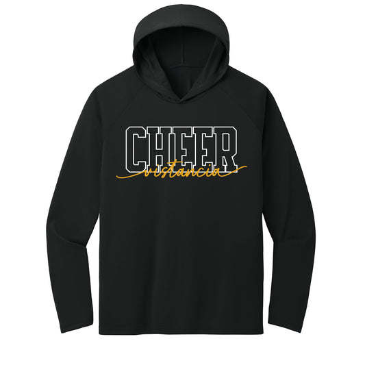 Vistancia Cheer Script Performance Hooded Long Sleeve Tee