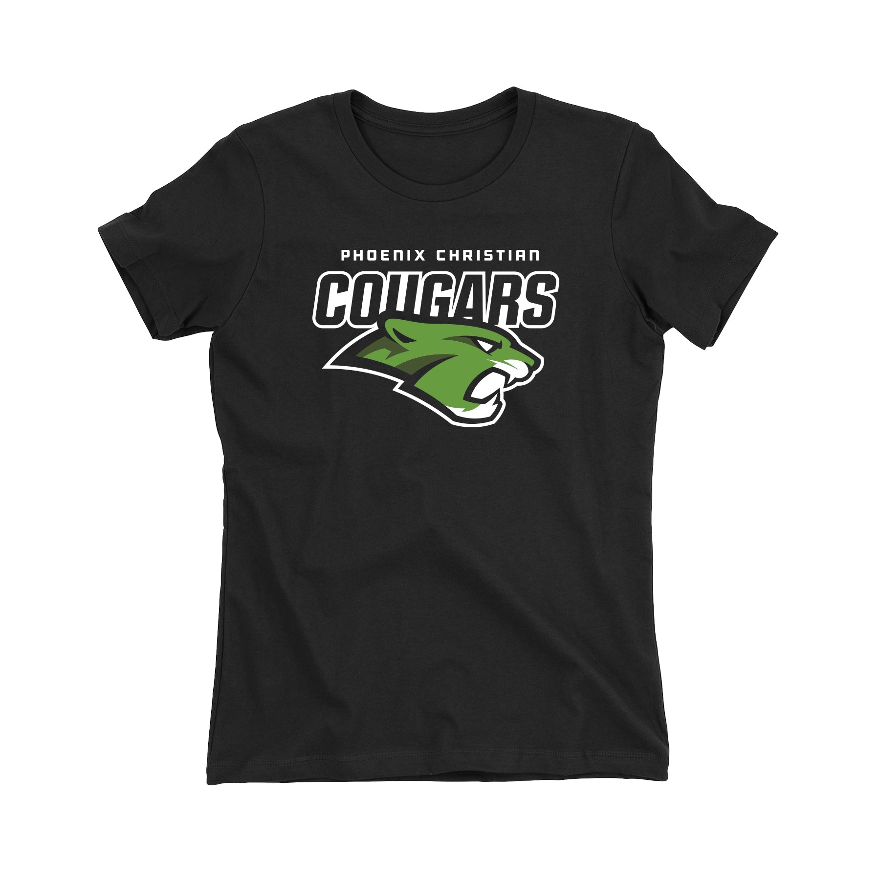 Phoenix Christian Cougars Womens Fit Tee