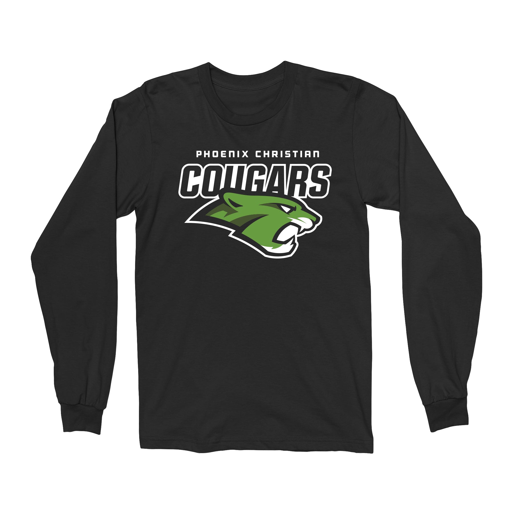 Phoenix Christian Cougars Unisex Long Sleeve Tee