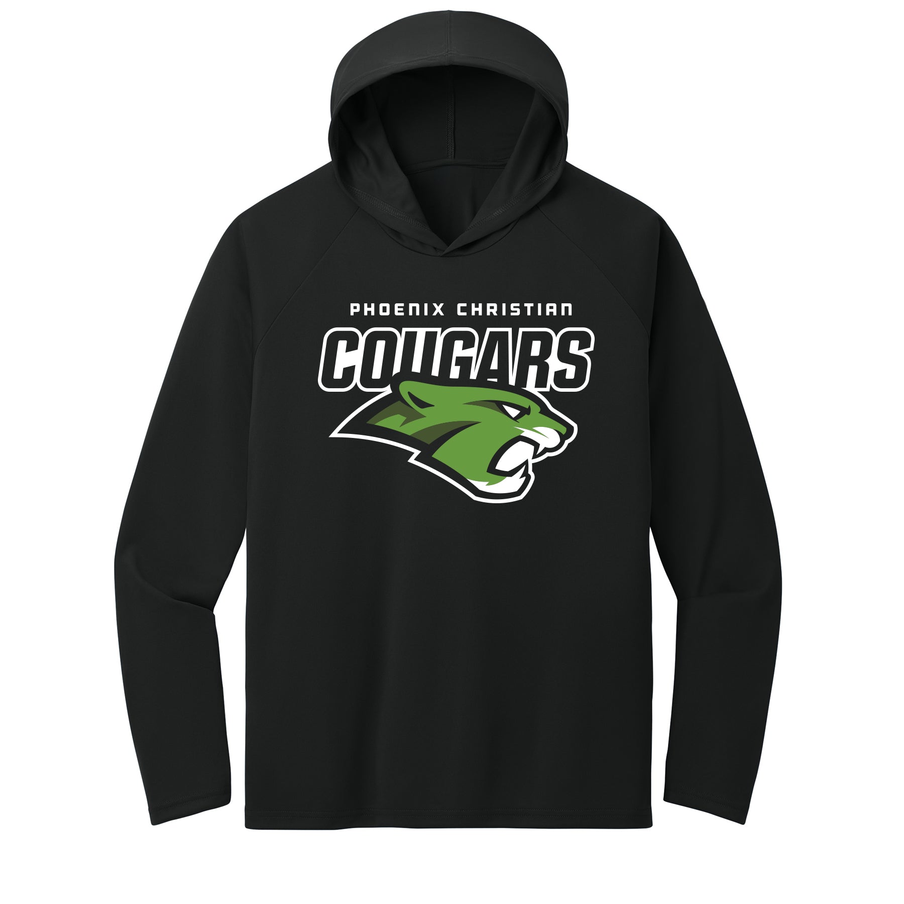 Phoenix Christian Cougars Performance Hooded Tee