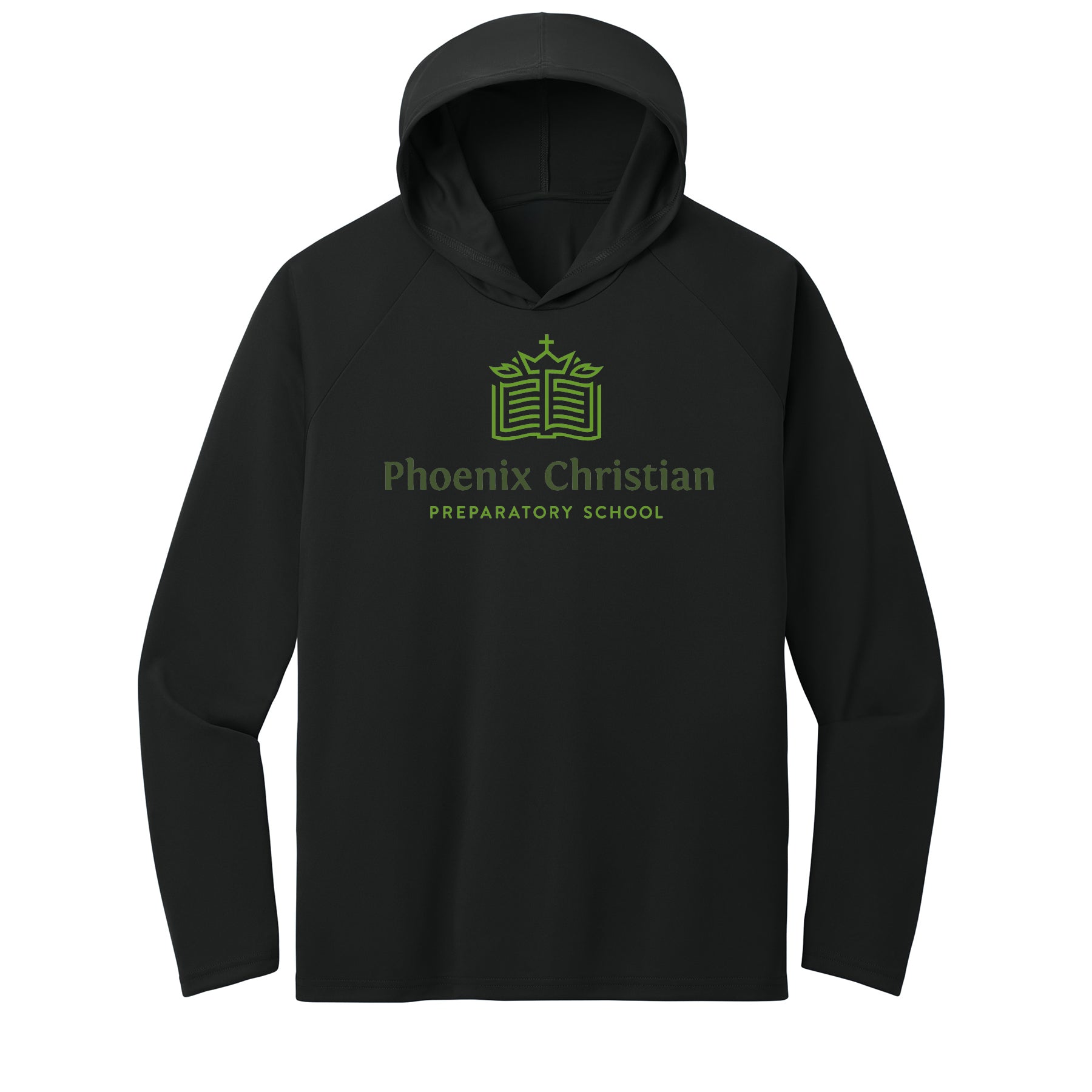 Phoenix Christian Logo Performance Hooded Tee