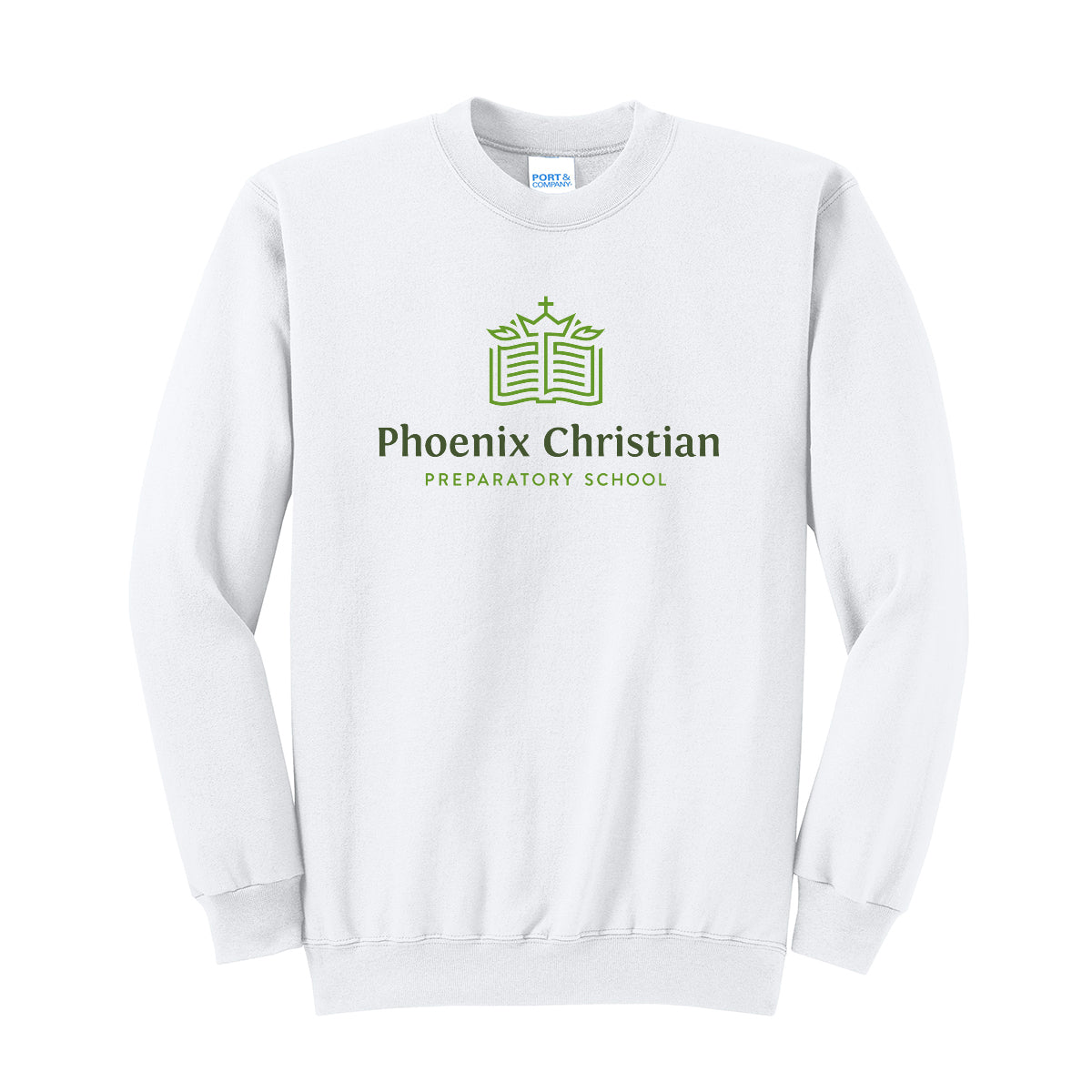 Phoenix Christian Logo Unisex Crewneck Sweatshirt