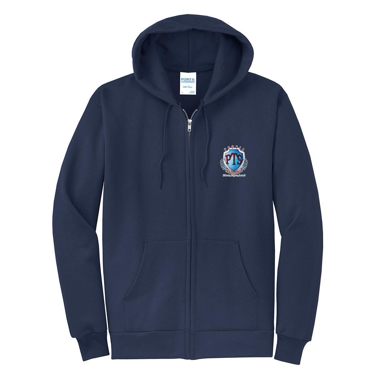 PTS Crest Full Zip Sweatshirt