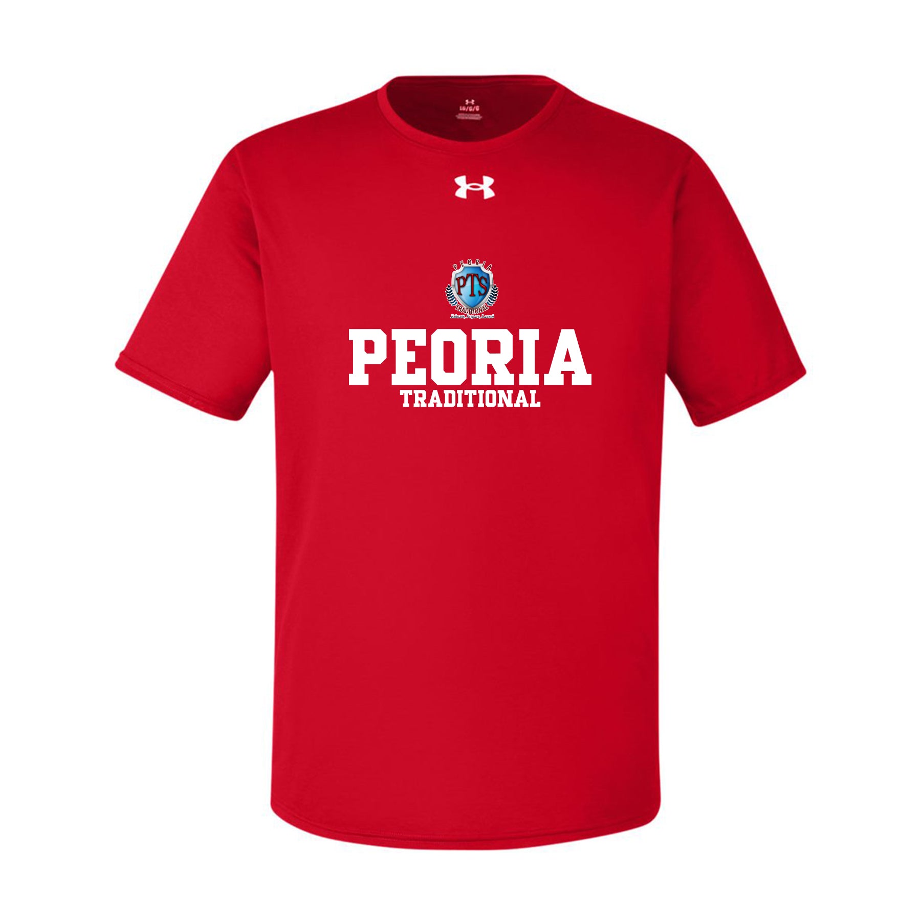 Peoria Traditional Stack Under Armour Tee