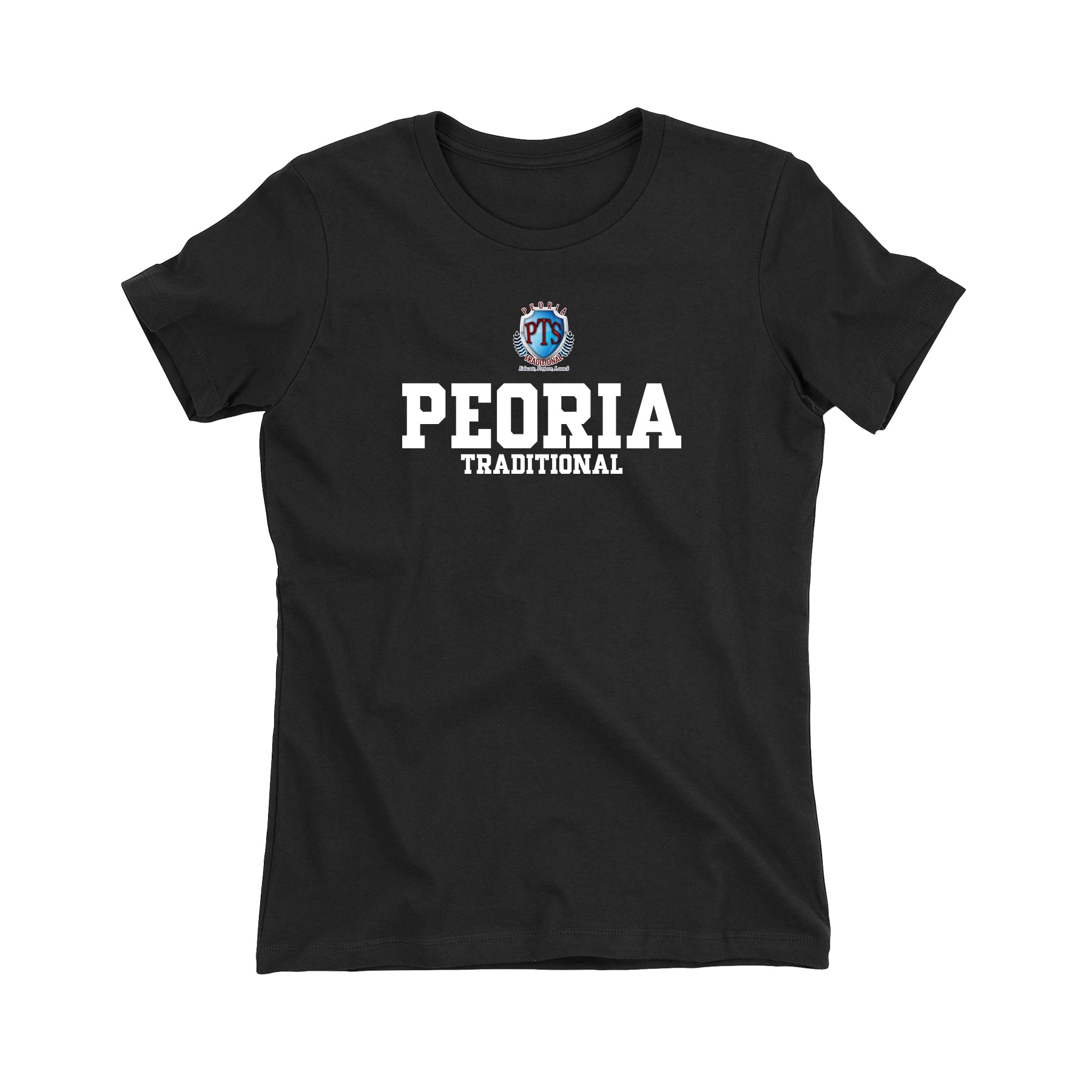 Peoria Traditional Stack Women's Fitted Tee