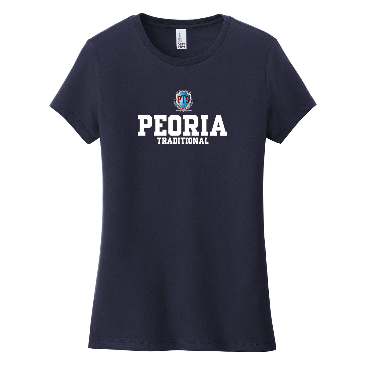 Peoria Traditional Stack Women's Fitted Tee