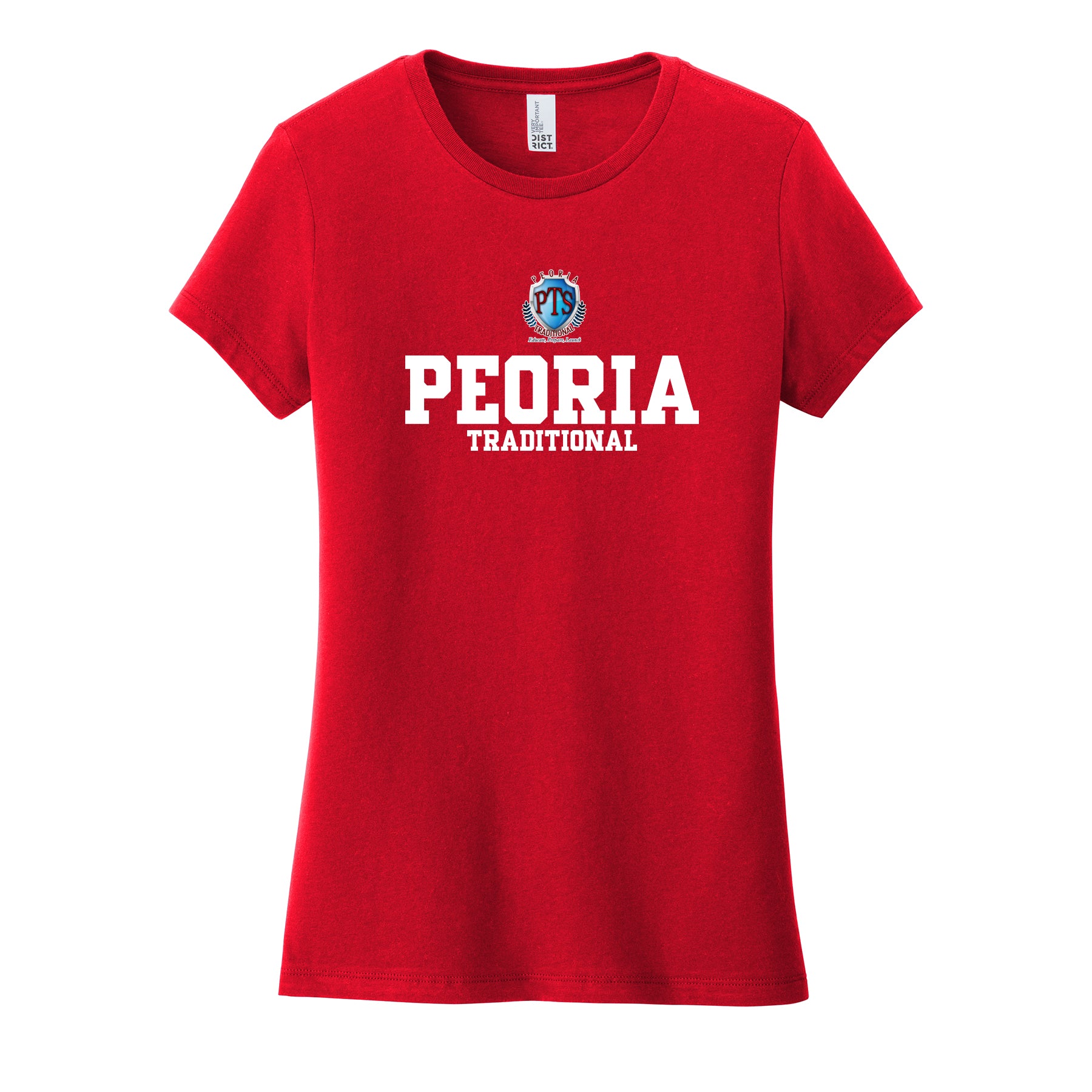 Peoria Traditional Stack Women's Fitted Tee