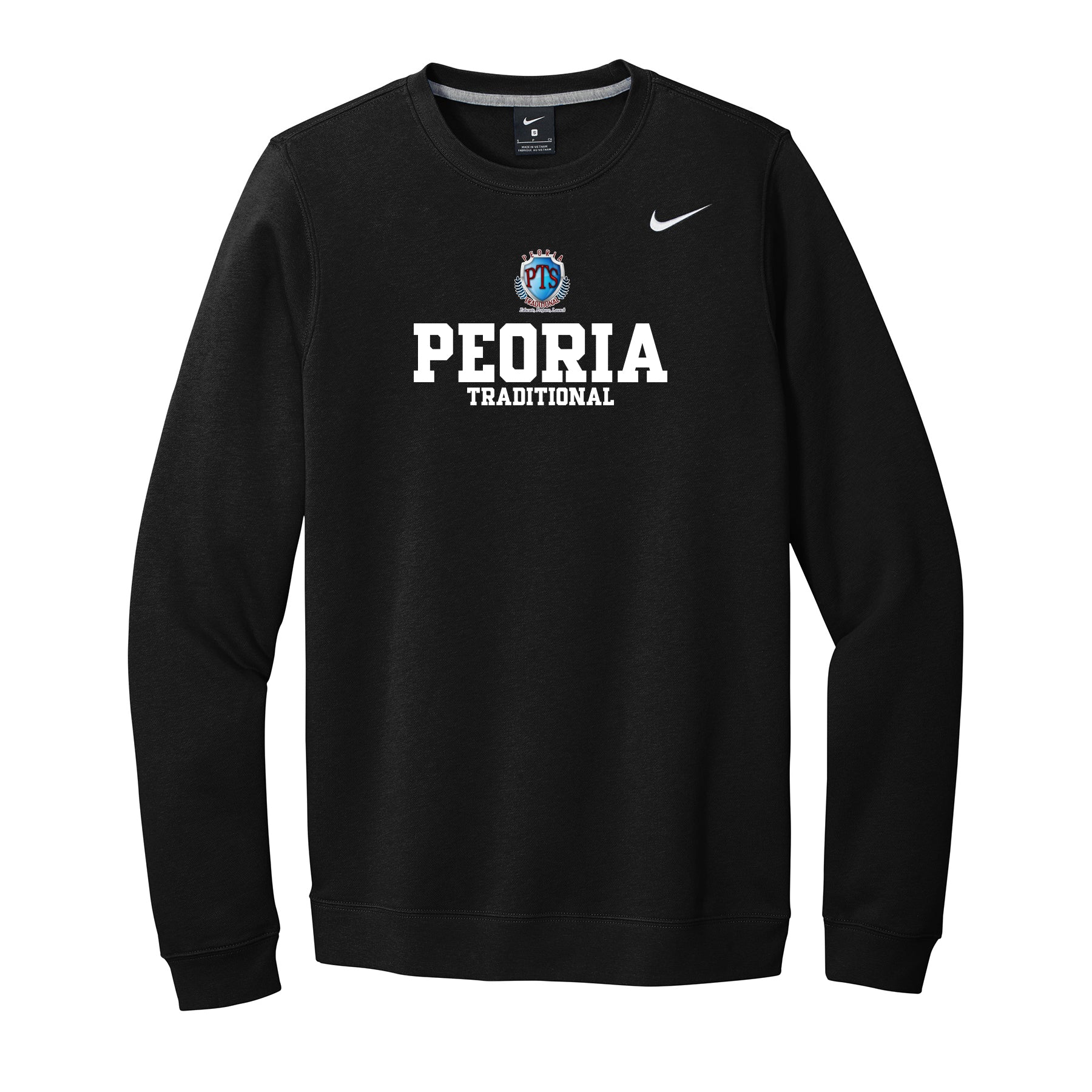 Peoria Traditional Stack Nike Crewneck Sweatshirt