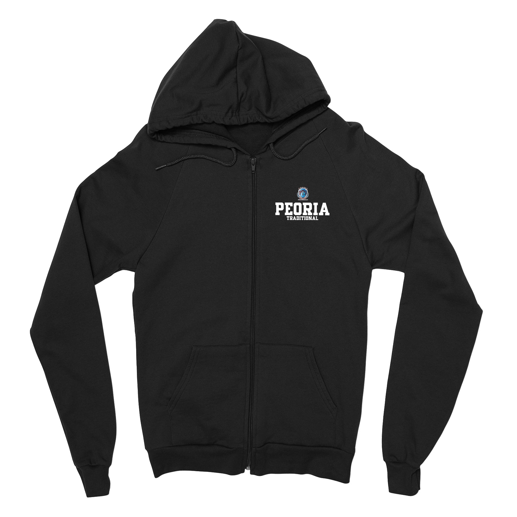 Peoria Traditional Stack Full Zip Sweatshirt