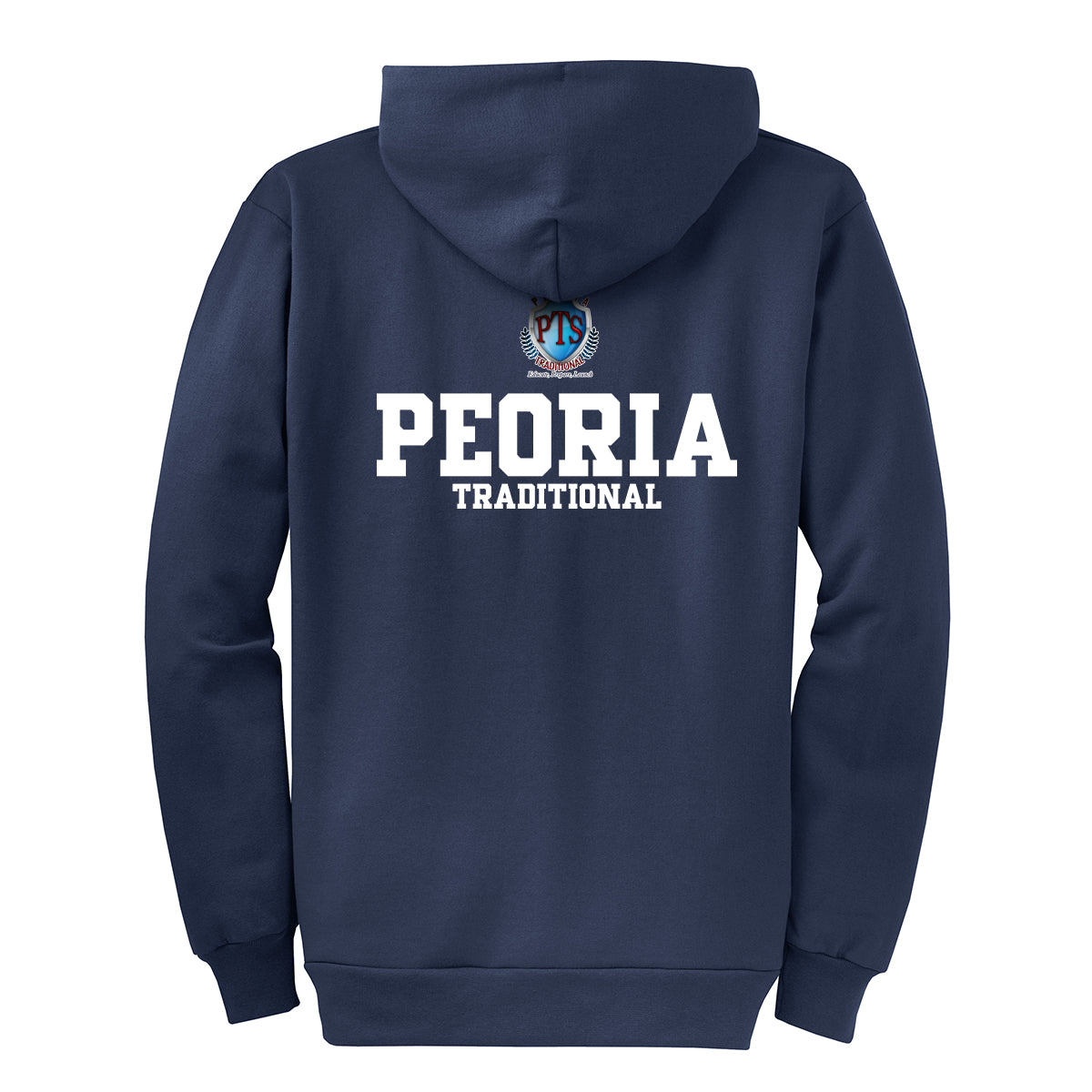 Peoria Traditional Stack Full Zip Sweatshirt