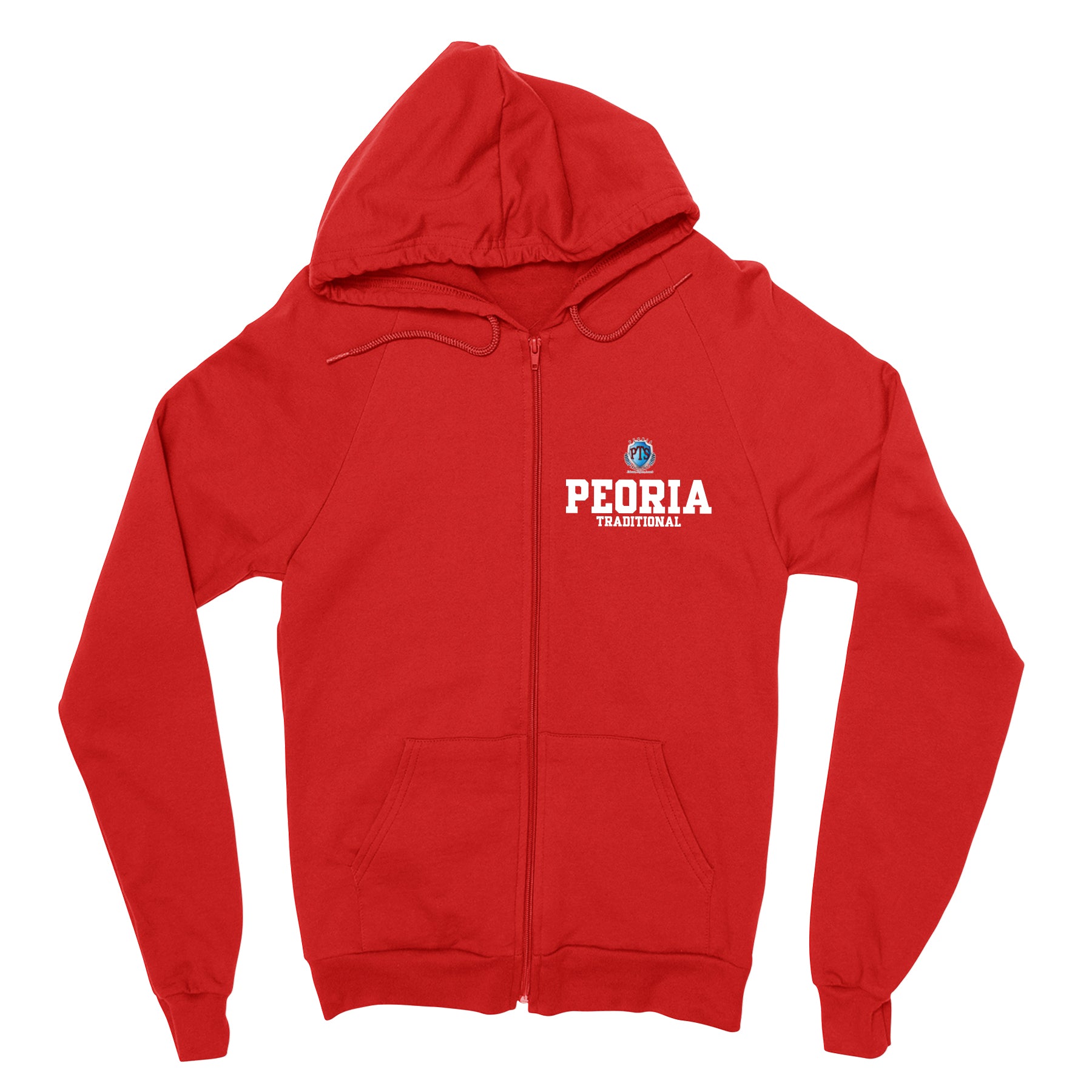 Peoria Traditional Stack Full Zip Sweatshirt