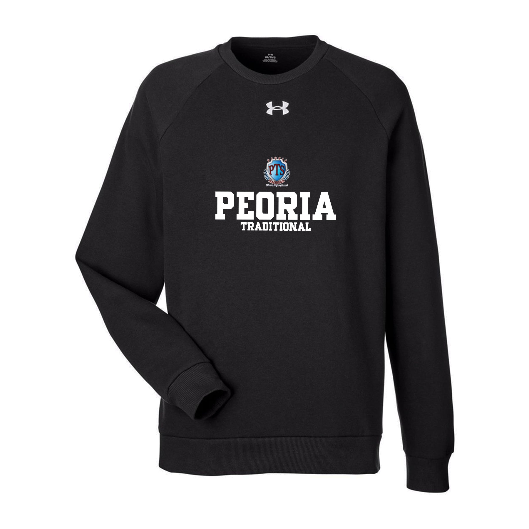 Peoria Traditional Stack Under Armour Crewneck Sweatshirt
