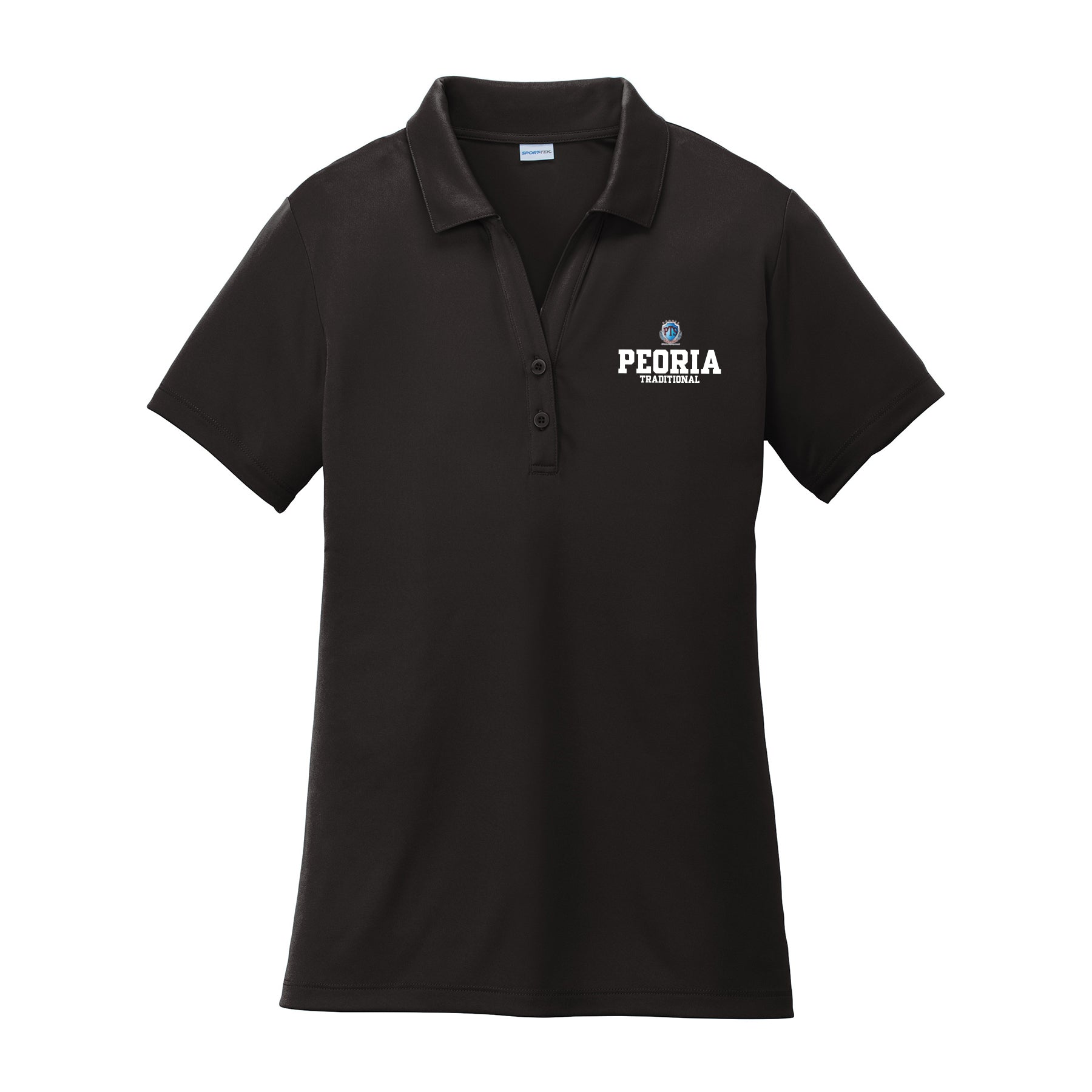 Peoria Traditional Stack Performance Polo (Unisex or Womens Fit)