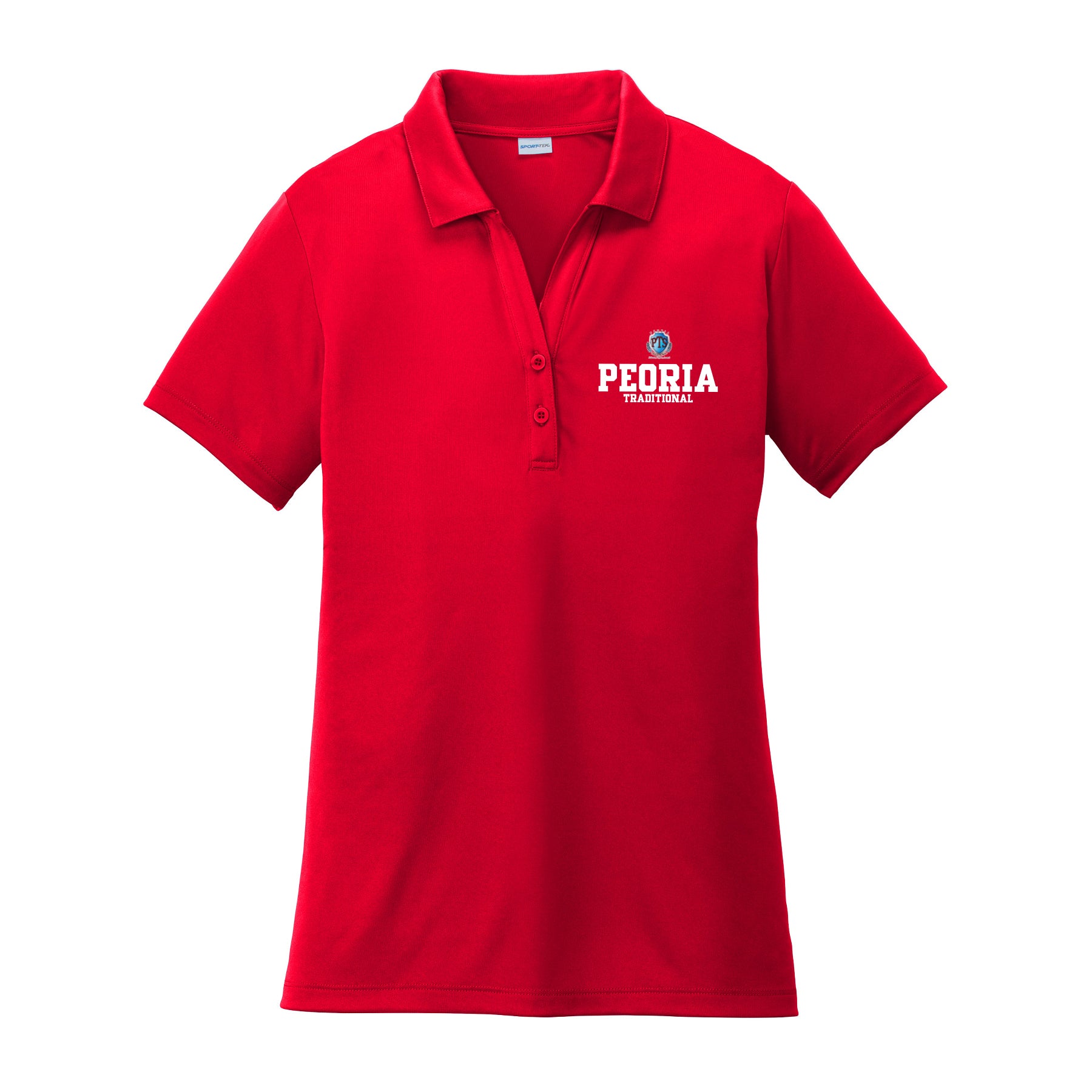 Peoria Traditional Stack Performance Polo (Unisex or Womens Fit)