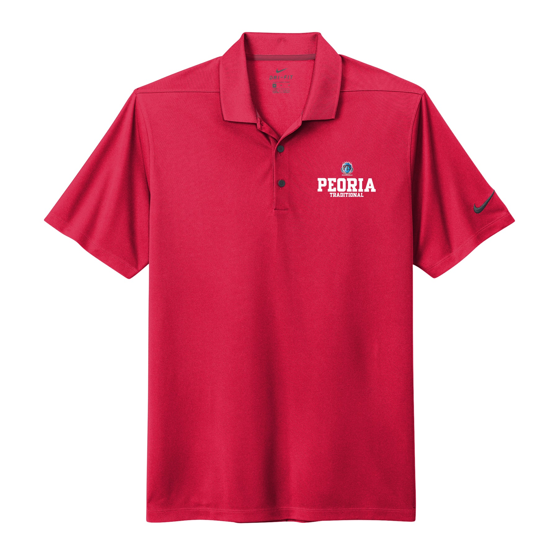 Peoria Traditional Stack Nike Polo (Men and Women Style)