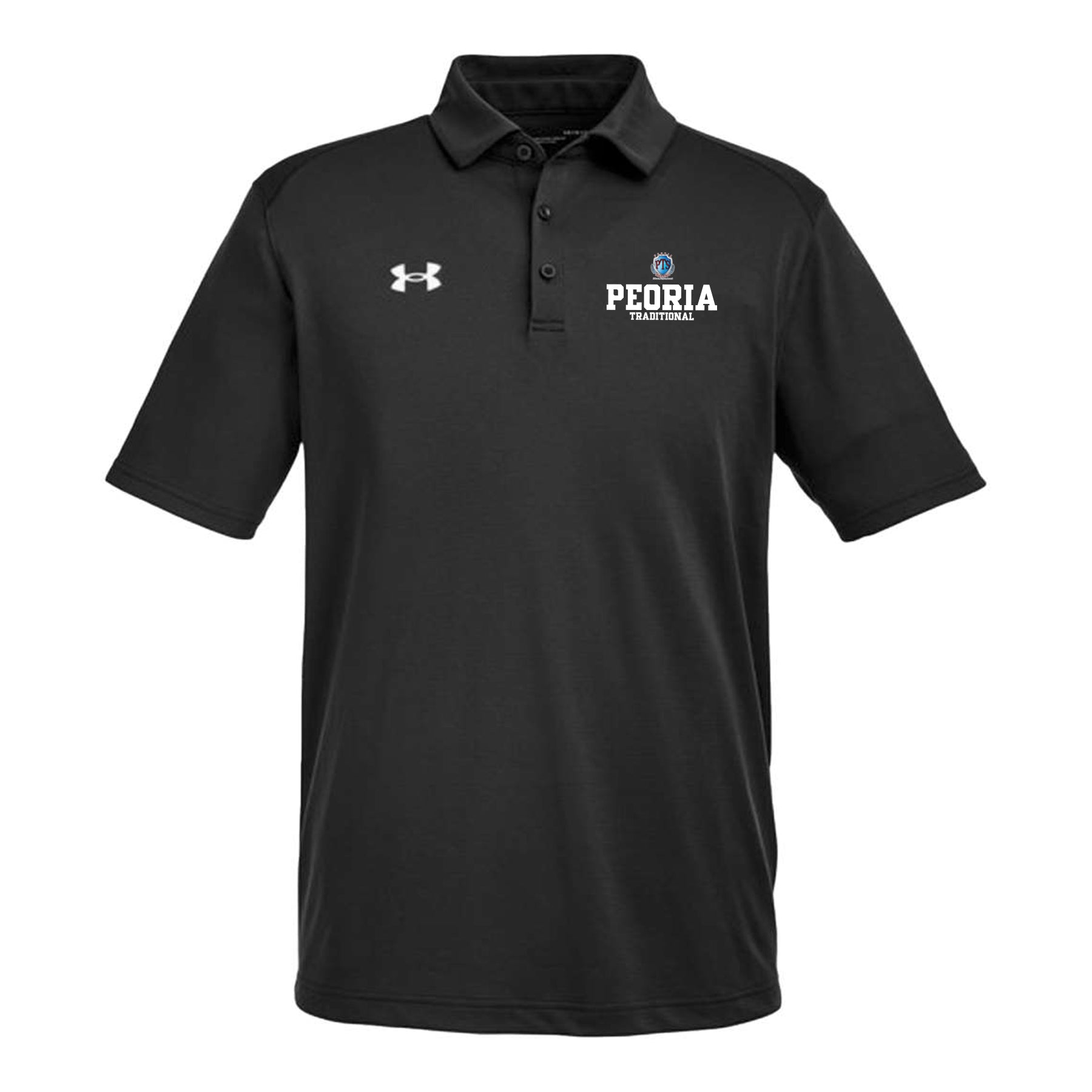Peoria Traditional Stack Under Armour Polo (Men and Women Style)